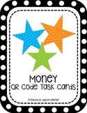Money QR Code Task Cards