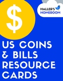 Money Resource Cards [US Coins & Bills]