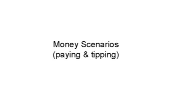 Preview of Money Scenarios