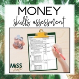 Money Skills Curriculum Based Assessment