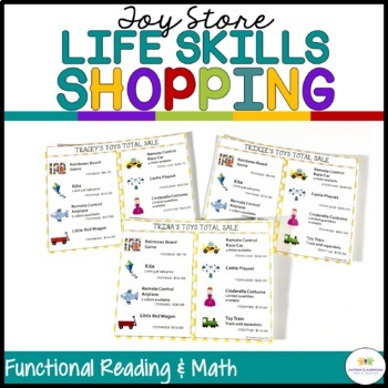 Preview of Life Skills Toy Store Functional Academics- Special Education