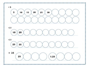 coin counting mat teaching resources teachers pay teachers