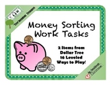 Money Sorting Work Task