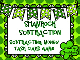 St. Patrick's Day Math Centers Subtraction Task Card Game