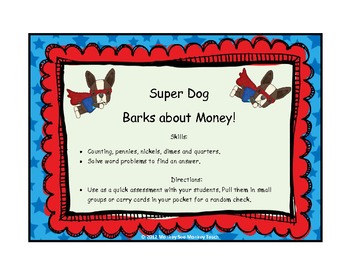 Preview of Money: Super Dog Barks Money! 