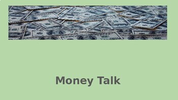 Preview of Money Talk: Buying and Selling in December- Reading Comprehension