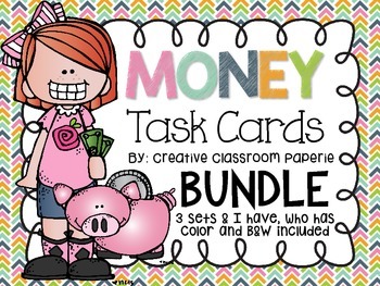 Preview of Money Task Card Bundle