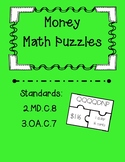 Money Task Card Puzzles