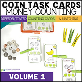 Money Task Cards 1--Groceries (Special Education-Coins to $1)