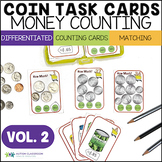 Money Task Cards 2--Groceries (Special Education-Coins to $2)