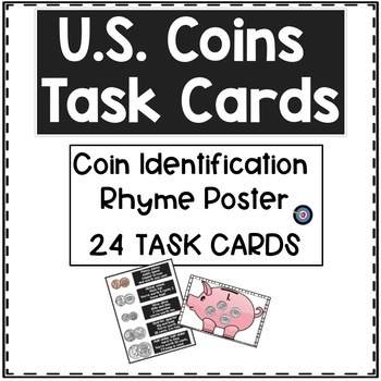 Preview of Money Task Cards U.S. Coins