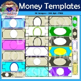 Money Template Clip Art (Customizable, Currency, Finance, 