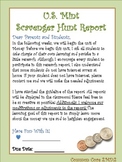 Money- U.S Mint- Scavenger Hunt Report