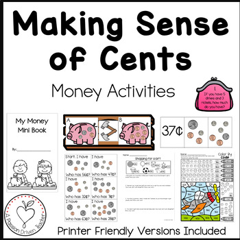 Money Unit Making Sense Of Dollars And Cents By A Passion Driven - money unit making sense of dollars and cents by a passion driven teacher