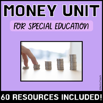 Preview of Money Unit Special Education Functional Math Life Skills Curriculum Resources