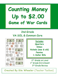 Counting Money  up to $2.00 - Game of War Cards - 2nd Grade