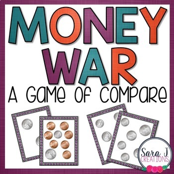 Preview of Money War Compare Game FREEBIE