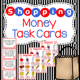Money Word Problem Task Cards - Grocery Shopping Theme