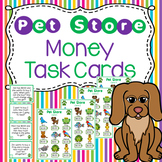 Money Word Problem Task Cards - Pet Store Theme
