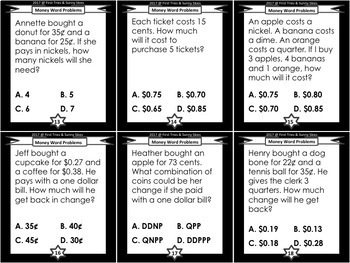 Money Word Problems (Addition and Subtraction Within a Dollar) | TpT