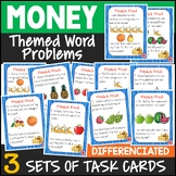 Money Word Problems 2nd Grade | Money Task Cards 2nd Grade