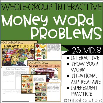 Preview of Money Word Problems