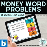 Money Word Problems - Boom™ Cards for Money Measurement wi