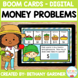 Money Word Problems - Story Problems - Boom Cards - Distan