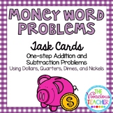 Money Word Problems (Dollars, Quarters, Dimes, and Nickels