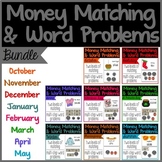 Money Word Problems for 2nd Grade Seasonal BUNDLE - Math W
