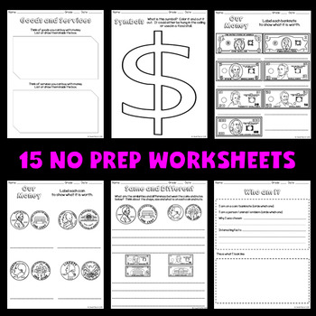 Money Activities (Money Worksheets) by Jewel's School Gems | TpT