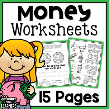 Preview of Money Worksheets - Counting Sorting and Identification
