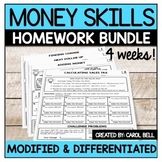 Money Worksheets Add Subtract Next Dollar Up and Sales Tax