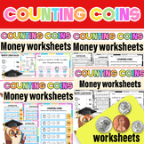 Money Worksheets Coin Counting | Identify and Count US Coi