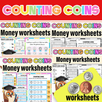 Preview of Money Worksheets Coin Counting