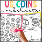 Money Worksheets | Identifying and Counting Coins
