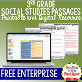 Free Enterprise System - 3rd Grade Social Studies Reading 