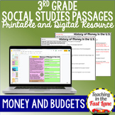 Money and Budgets - 3rd Grade Social Studies Reading Compr
