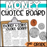 Money and Coins Choice Board and Activities