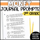Money and Coins Math Journal Prompts - 2nd Grade