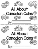 Money and Finances Canadian Coins Booklet  [Kindergarten][