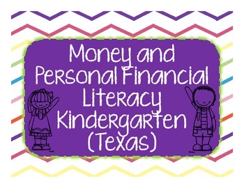 Preview of Money and Personal Financial Literacy Kindergarten (Texas)
