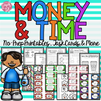 Preview of Money and Time Printable Packet