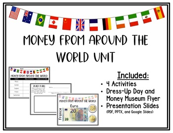 Preview of Money from Around the World Unit