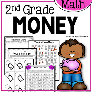Preview of Money Activities Worksheets and Games | Money for 2nd Grade