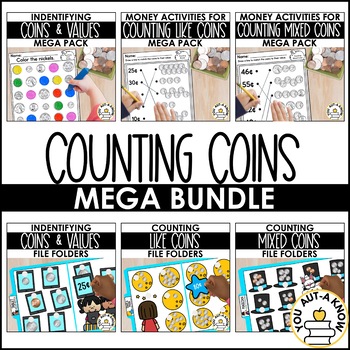 Preview of Money Bundle: Activities and Worksheets for Identifying & Counting Coins