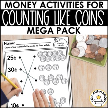 Preview of Money Activities for Counting Like Coins