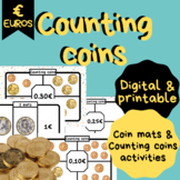 Coin mats and counting activities (€) FREE coin set (NO PR