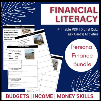 Preview of Financial literacy bundle for life skills high school