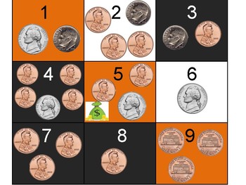 Preview of Money to 15 cents Pattern